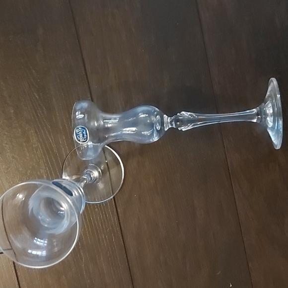 CRYSTAL CANDLESTICKS - Picture 1 of 4